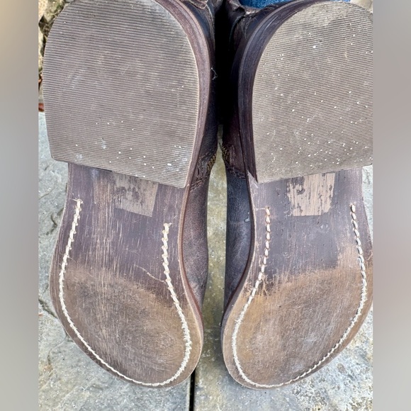 Hinge Brown Leather Devin Riding Boots size 8 - Picture 6 of 10